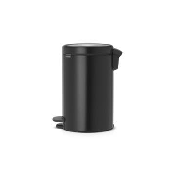 Brabantia Pedaalemmer newIcon 12 ltr - mat Zwart, Huis en Inrichting, Woonaccessoires | Prullenbakken, Verzenden, Nieuw