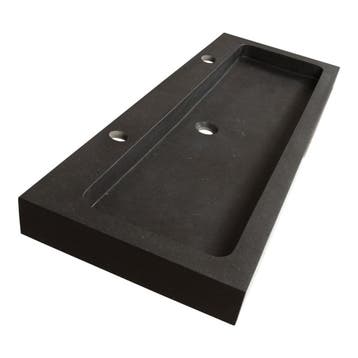 Brauer Lava Wastafel - 120 cm - met 1 Spoelbak en 2, Ophalen of Verzenden, Nieuw
