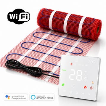 Red Series vloerverwarming  200W met WiFi 15 m², Ophalen of Verzenden, Nieuw