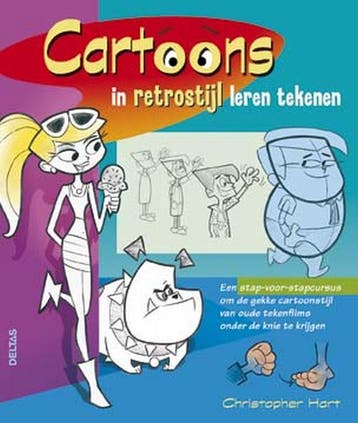 Cartoons in retrostijl leren tekenen - C. Hart 9789044713763, Verzenden, Gelezen, C. Hart