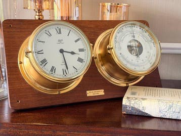 Scheepsklok (2) - Schatz “Royal Mariner” Clock and Barometer