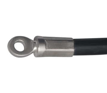 Tuinmeubel kabels 20m zwart + slot, Verzenden, Nieuw