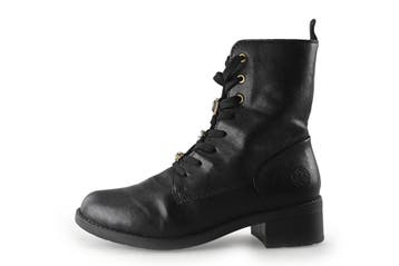 Rieker Veterboots in maat 42 Zwart, Verzenden, Zwart, Overige typen, Zo goed als nieuw