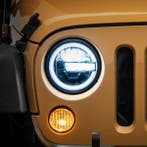 Raxiom 97-18 Jeep Wrangler TJ/JK 7-Inch LED Headlights w/, Ophalen of Verzenden, Nieuw