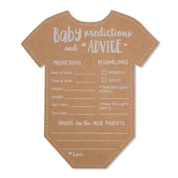 Houten Baby Shower gastenboek rond Welcome Baby, Verzenden, Nieuw, Feestartikel, Geboorte of Huwelijk