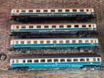 Fleischmann, Minitrix N - Modeltrein personenwagen (4) - 4x, Hobby en Vrije tijd, Modeltreinen | N-Spoor, Nieuw