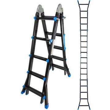MARK TOOLS PRO - Multiladder Uitschuifbare Vouwladder AKTIE, Ophalen of Verzenden, Nieuw, Ladder, Opvouwbaar of Inschuifbaar