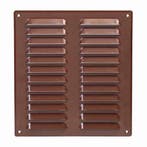 Europlast metalen ventilatierooster rechthoekig bruin 260 x, Ophalen of Verzenden, Nieuw