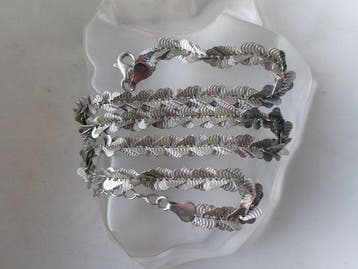 Zilver - Halsketting - Art Deco-stijl, Antiek en Kunst