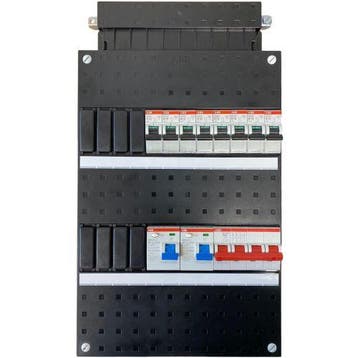 ABB groepenkast 8 groepen, 2 aardlekschakelaars 2-P, 1, Ophalen of Verzenden, Nieuw