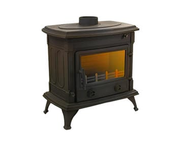 Houtkachel Nordflam Asti 14kw, Nieuw, Hout, Vrijstaand, Houtkachel