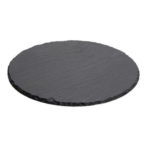 Serveer plateau  leisteen zwart Ø 30cm ProSup Tableware, Zakelijke goederen, Horeca | Keukenapparatuur, Nieuw in verpakking, Verzenden