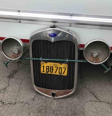 Ford Model A Grill (3) - Origineel, Ophalen, Gebruikt