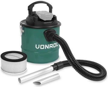 2dekans | VONROC Accu aszuiger VPower 20V – 12L reservoir –, Ophalen of Verzenden, Zo goed als nieuw