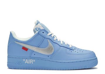 Nike Air Force 1 Low OFF-White MCA University Blue, Verzenden, Nieuw, Nike, Sneakers of Gympen