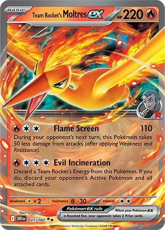 Team Rockets Moltres Ex (DRI 031), Ophalen of Verzenden, Nieuw