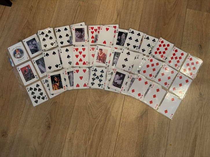 Elvis Presley speelkaarten set/stok (6), Verzamelen, Speelkaarten, Jokers en Kwartetten, Speelkaart(en), Nieuw, Ophalen of Verzenden