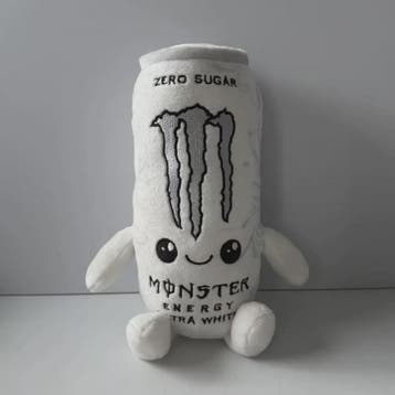 Pluche Energie Blikje 'Zero Sugar Ultra White' - Zacht Speel
