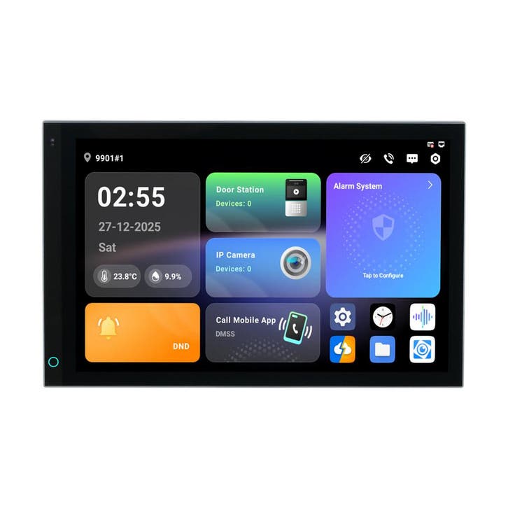 Dahua 10 Inch Touchscreen Android, Doe-het-zelf en Verbouw, Alarmsystemen, Verzenden