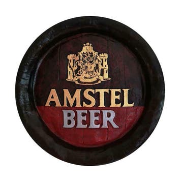 Amstel pubbord Ø 36cm, Verzamelen, Merken en Reclamevoorwerpen, Verzenden, Nieuw