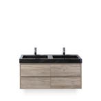Dante Badmeubelset 120 cm - Craft Oak - Wastafel Hardsteen, Ophalen of Verzenden, Nieuw