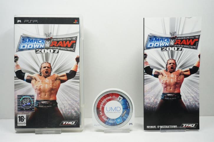 Smack Down VS. Raw 2007 Garantie & morgen in huis! (PSP), Spelcomputers en Games, Games | Sony PlayStation Portable, Zo goed als nieuw