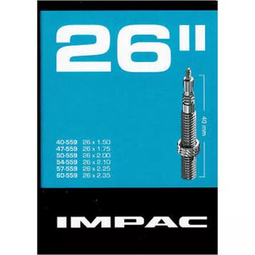 Impac Binnenband 26 inch - Butyl - Sclaverand 40mm - Mili..., Ophalen of Verzenden, Nieuw, Band