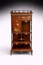 Japonisme, Frankrijk eind 19e eeuw - Étagère - Mahonie -