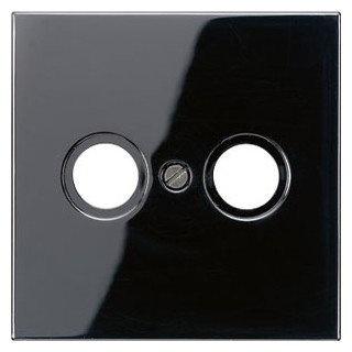 Jung LS range afdekking voor cai zwart - LS990TVSW, Nieuw, Stopcontact