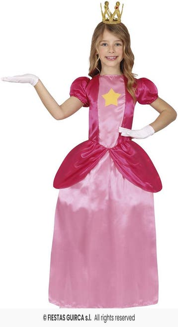 Prinsessenjurk Peach Kind Roze, Ophalen of Verzenden, Nieuw