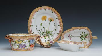 Servies van Royal Copenhagen, Flora Danica, Antiek en Kunst, Ophalen