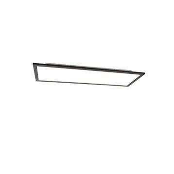 Modern LED paneel zwart 80 cm incl. LED - Liv, Huis en Inrichting, Lampen | Plafondlampen, Verzenden, Nieuw, Kunststof