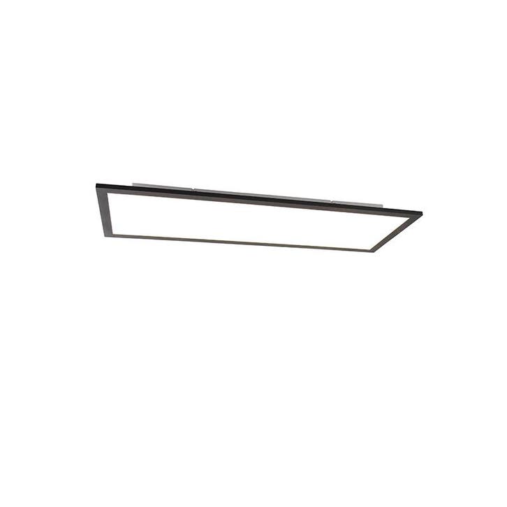 Modern LED paneel zwart 80 cm incl. LED - Liv, Huis en Inrichting, Lampen | Plafondlampen, Nieuw, Kunststof, Verzenden