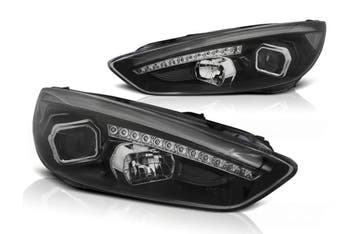 LED koplamp units Black geschikt voor Ford Focus MK3, Auto-onderdelen, Verzenden, Nieuw, Ford