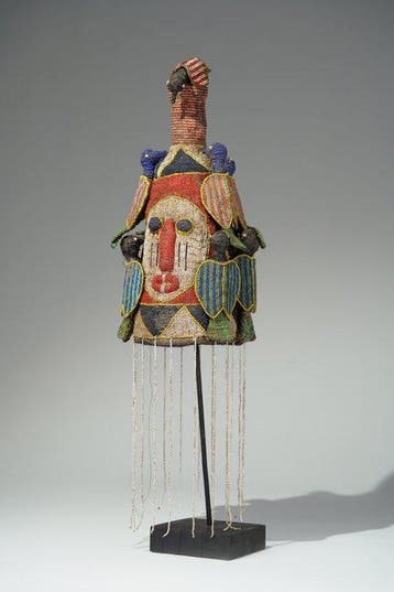 Een kralensculptuur - Yoruba - Nigeria (Zonder minimumprijs)