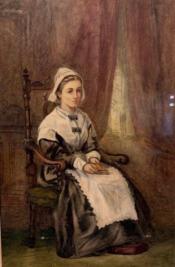 Italiaanse school (XX) - Dama in Lettura