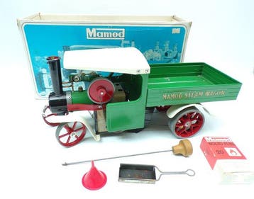 Stoommachine - Mamod - Metaal - 1970-1980 - Mamod Steam, Antiek en Kunst, Antiek | Speelgoed
