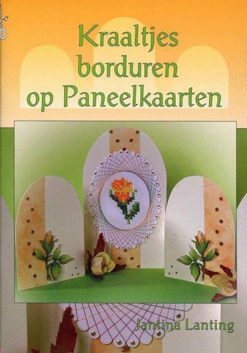 Kraaltjes borduren op paneelkaarten - J. Lanting, Verzenden, Gelezen, J. Lanting