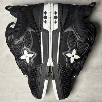Louis Vuitton Skate Sneaker | Black White, Zwart, Nieuw, Ophalen of Verzenden, Sneakers of Gympen