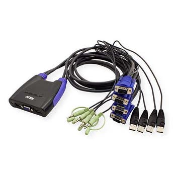 KVM switch | Aten | 4 poorten (USB, VGA), Verzenden, Nieuw