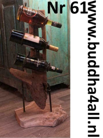 Wijnrek van hout | cadeau idee | wijnfleshouder | kado tip, Huis en Inrichting, Woonaccessoires | Wijnrekken, Nieuw, Ophalen of Verzenden