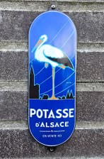 Emaille deurpost bordje Potasse D'Alsace, Verzenden, Nieuw
