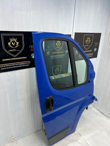 Peugeot Boxer 2.0 portier 2-deurs rechts voor bj.2016 blauw, Gebruikt, Voor, Peugeot, Deur