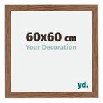 Fotolijst 60x60 cm - Eiken Rustiek - MDF - Mura, Huis en Inrichting, Woonaccessoires | Lijsten, Verzenden, Nieuw
