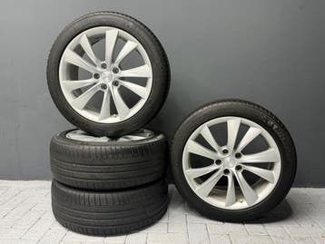 Originele Tesla velgen 19 inch + Michelin banden, 19 inch, Banden en Velgen, Personenwagen, Zomerbanden