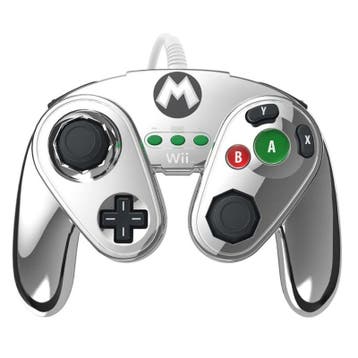 PDP Wired Fight Pad Metal Mario (Wii U Accessoires), Spelcomputers en Games, Spelcomputers | Nintendo Wii U, Ophalen of Verzenden