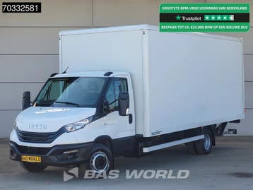 Iveco Daily 72C21 3.0L Automaat 1000KG Laadklep Dubbellucht, Automaat, Stof, Gebruikt, Euro 6