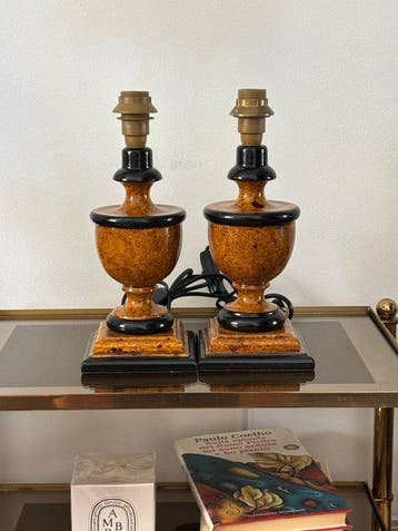 Bureaulamp (2) - Hout