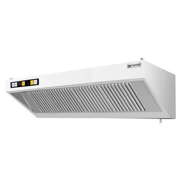 GGM Gastro | Wandafzuigkap met motor - 2000mm - met |, Witgoed en Apparatuur, Afzuigkappen, Wandschouwkap, Verzenden, Nieuw, Inbouw