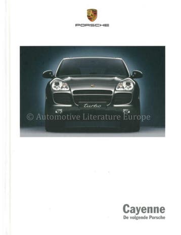 2004 PORSCHE CAYENNE HARDCOVER BROCHURE NEDERLANDS, Nieuw, Porsche, Author